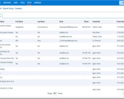<span>25. </span> To export the list of available companies, click on the Export icon.